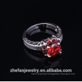 jóias artificiais anel de rubi modelo de anel de jóias para as mulheres jóias ródio é a sua boa escolha